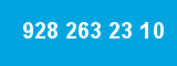 928 263 23 10 928 263 23 10
